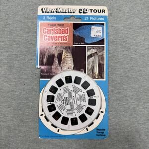 VIEW-MASTER 3-D Tour - Sealed Pack - Carlsbad Caverns  Tour Two Nostalgic VTG